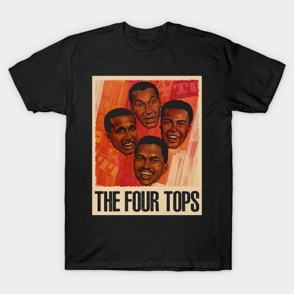 Classic Motown Vibes The Four Tops Band T-Shirt - Picture 1 of 4